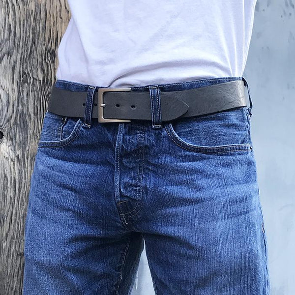 LATO CURVED HANDMADE LEATHER BELT