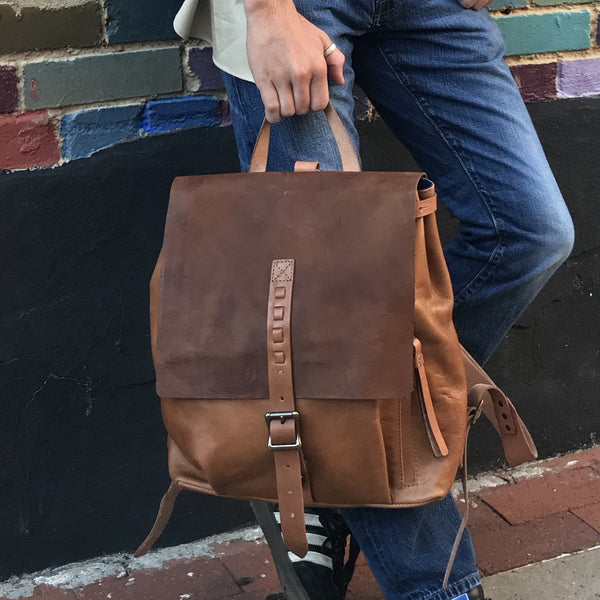 <b>Renaissance</b> Handmade Leather Backpack