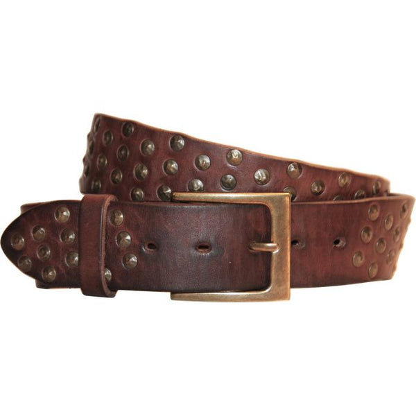 COPERTO CURVED HANDMADE LEATHER BELT