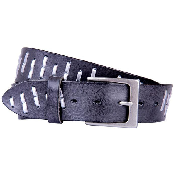 SEGMENTO CURVED HANDMADE LEATHER BELT
