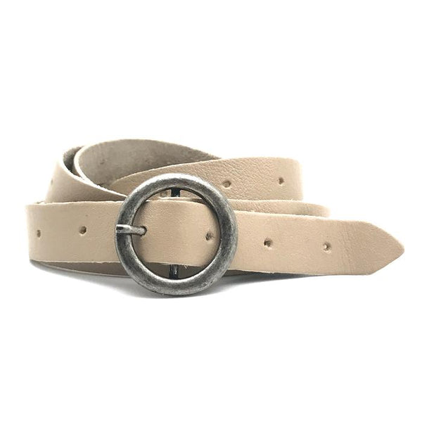 SINGLE WRAP SKINNY BELT | GENUINE LEATHER
