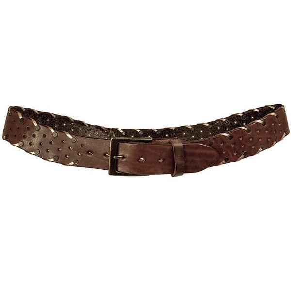 BORDO CURVED HANDMADE LEATHER BELT
