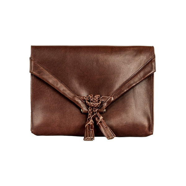 Leather Envelope Clutch and Crossbody Purse