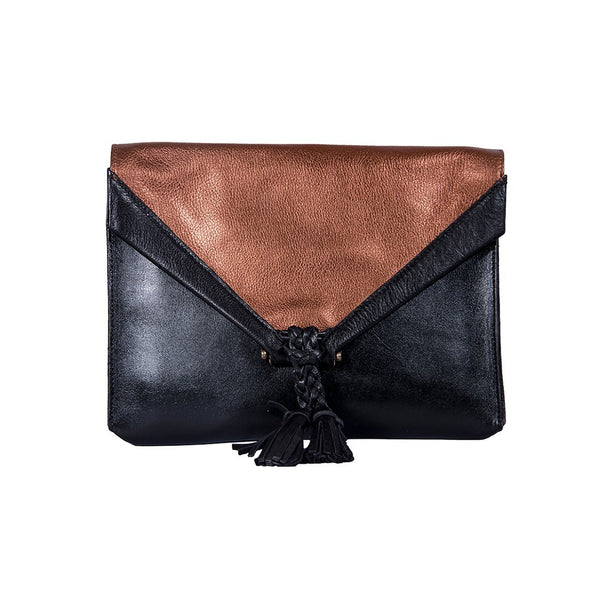 Leather Envelope Clutch and Crossbody Purse