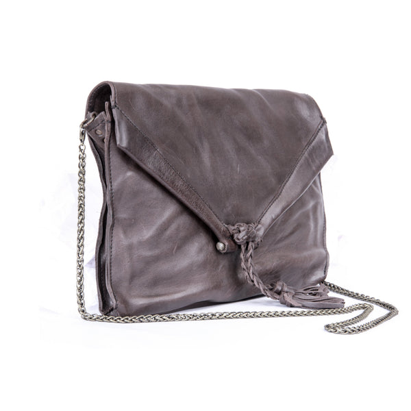 <b>Savannah</b> Leather Envelope Clutch and Crossbody Purse