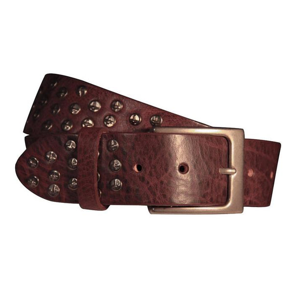 COPERTO CURVED HANDMADE LEATHER BELT