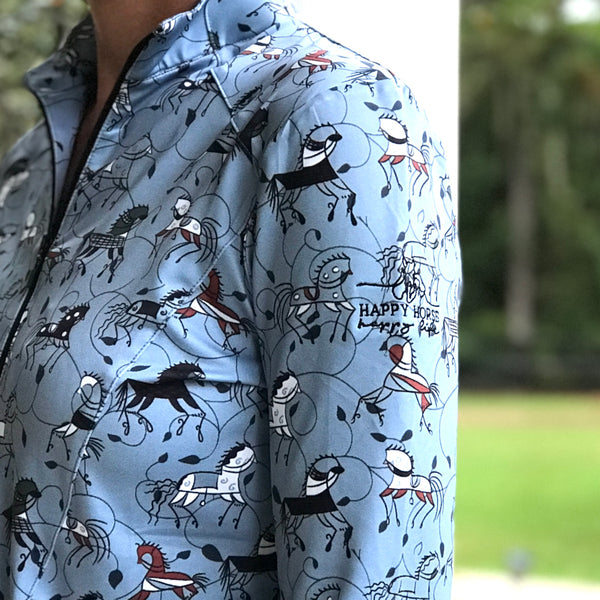 Art Horse - Designer Long-Sleeve Performance Shirt