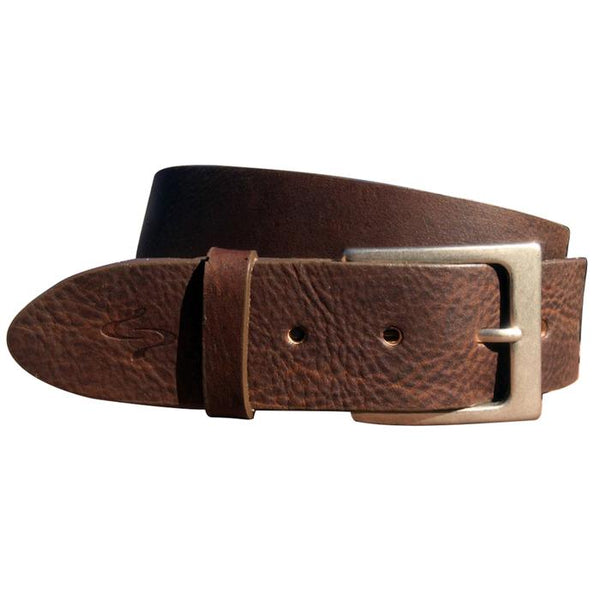 LATO CURVED HANDMADE LEATHER BELT