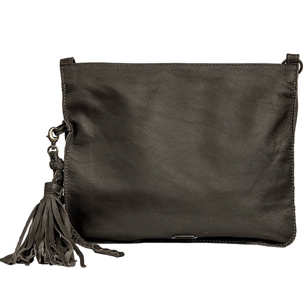 <b>Media</b> Lightweight Handmade Leather Crossbody Bag