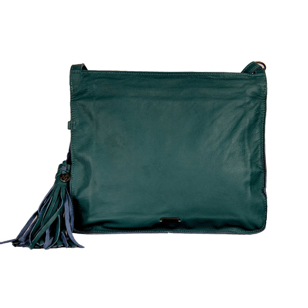 <b>Media</b> Lightweight Handmade Leather Crossbody Bag
