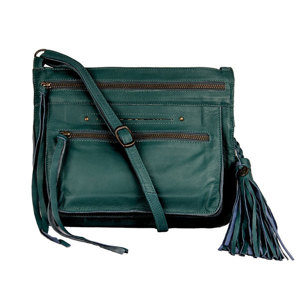 <b>Media</b> Lightweight Handmade Leather Crossbody Bag