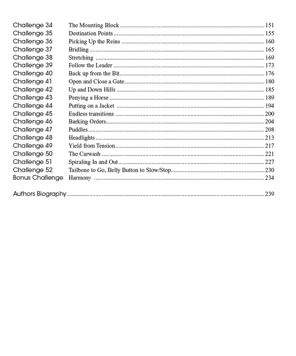 52 Challenges For You & Your Horse