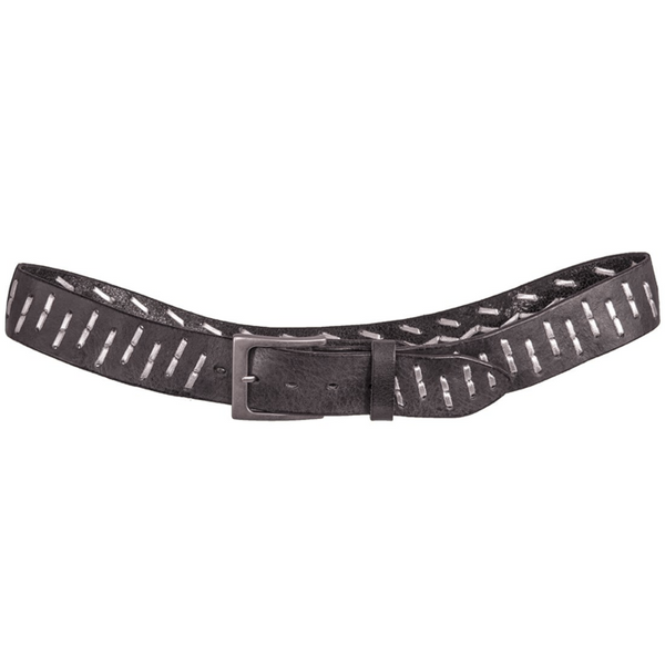 SEGMENTO CURVED HANDMADE LEATHER BELT