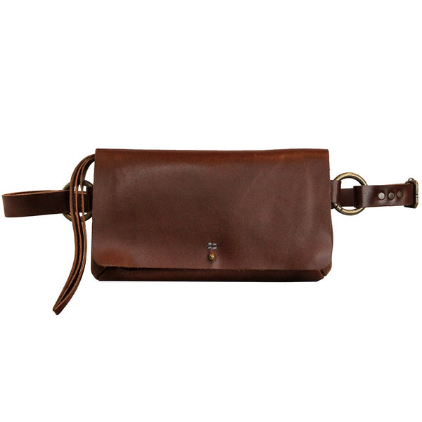 <b>Amelia</b> Handmade Leather Sling Bag | Belt Bag | Clutch