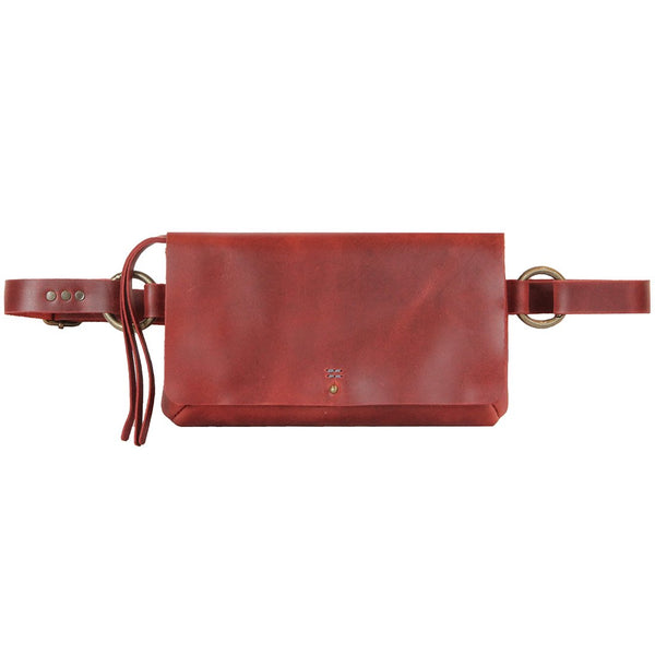 <b>Amelia</b> Handmade Leather Sling Bag | Belt Bag | Clutch