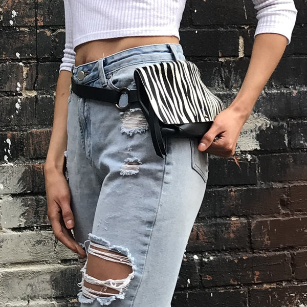 <b>Amelia</b> Handmade Leather Sling Bag | Belt Bag | Clutch