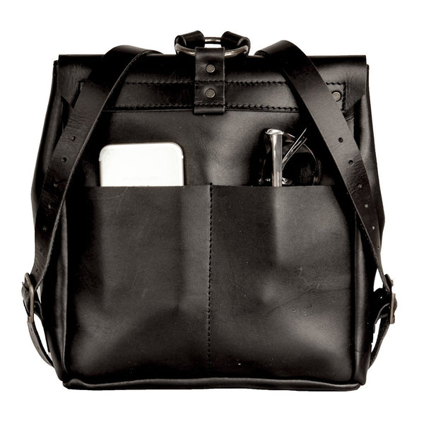 Small Handmade Leather Backpack