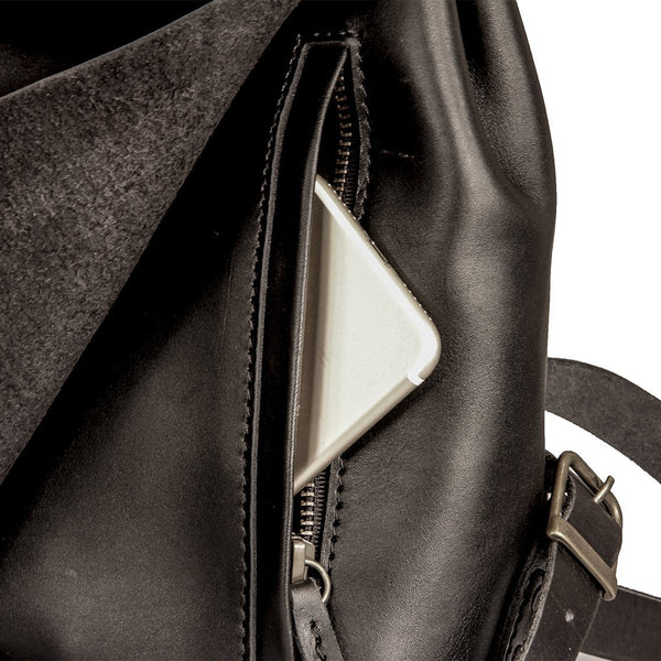 Small Handmade Leather Backpack