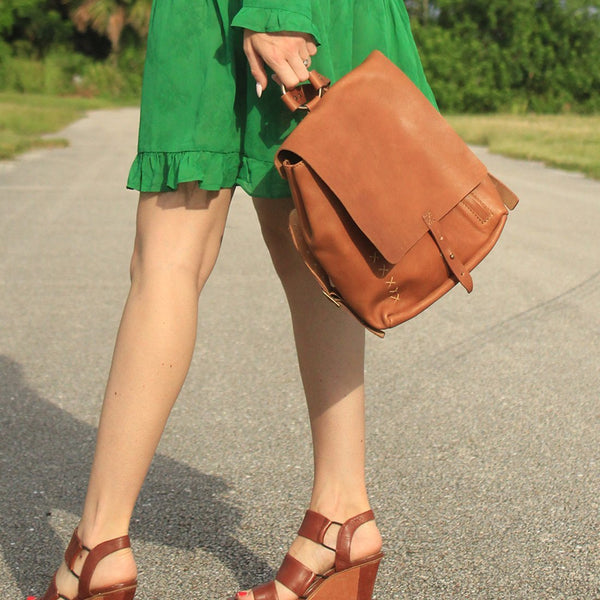 <b>Revival</b> Small Handmade Leather Backpack