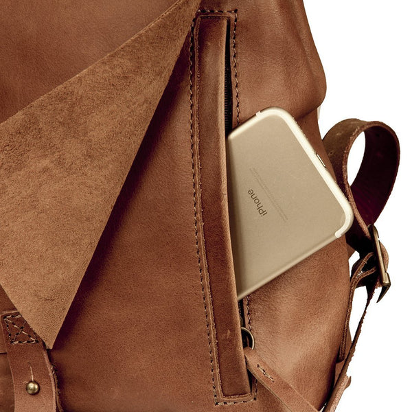 <b>Revival</b> Small Handmade Leather Backpack