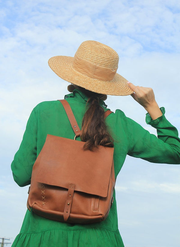 <b>Revival</b> Small Handmade Leather Backpack