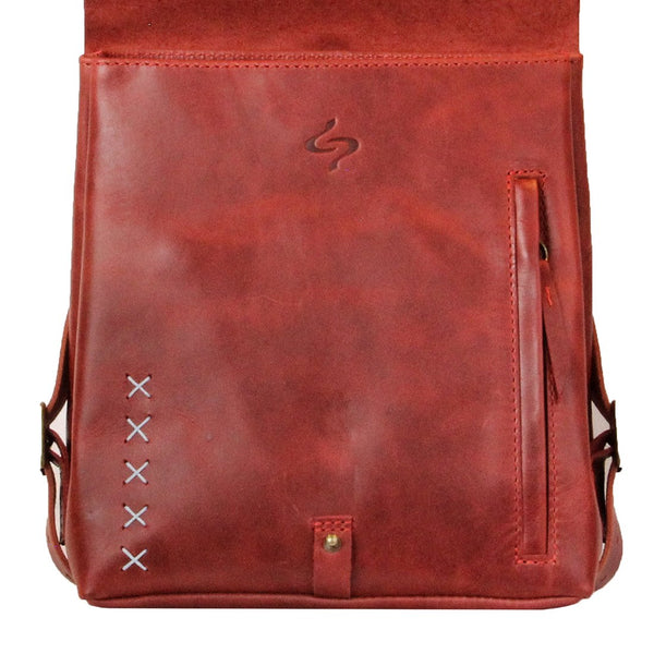 <b>Revival</b> Small Handmade Leather Backpack