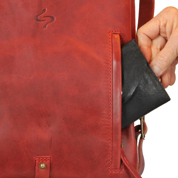 <b>Revival</b> Small Handmade Leather Backpack