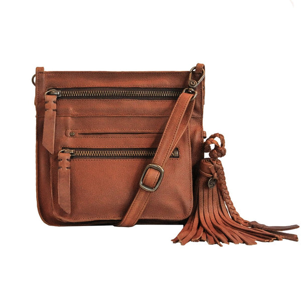 <b>Stretta</b> Small Leather Crossbody and Belt Hip Bag