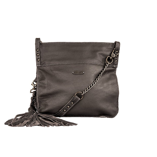 <b>Stretta</b> Small Leather Crossbody and Belt Hip Bag
