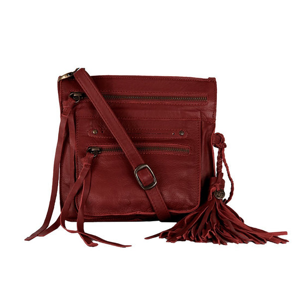 <b>Stretta</b> Small Leather Crossbody and Belt Hip Bag