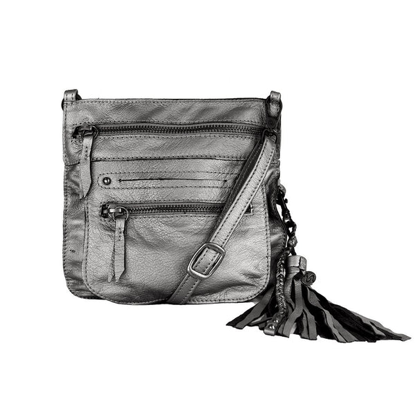 <b>Stretta</b> Small Leather Crossbody and Belt Hip Bag