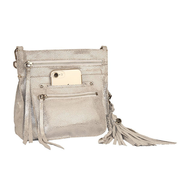<b>Stretta</b> Small Leather Crossbody and Belt Hip Bag