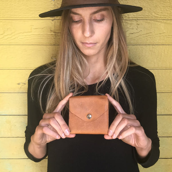 Handmade Leather Small Women's Wallet