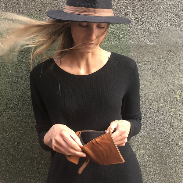 Handmade Leather Small Women's Wallet