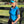 Load image into Gallery viewer, Navy Blue/Turquoise with Sash Ladies Polo Shirt

