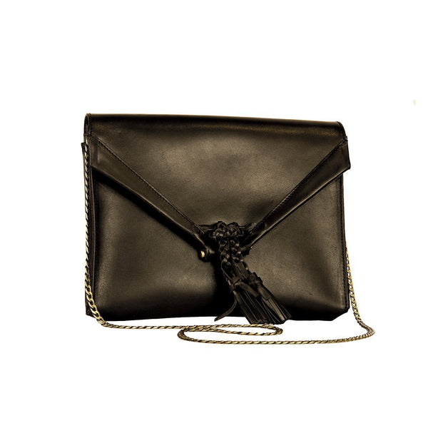 Small Leather Envelope Crossbody Purse Distressed Navy