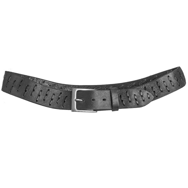 SEGMENTO CURVED HANDMADE LEATHER BELT