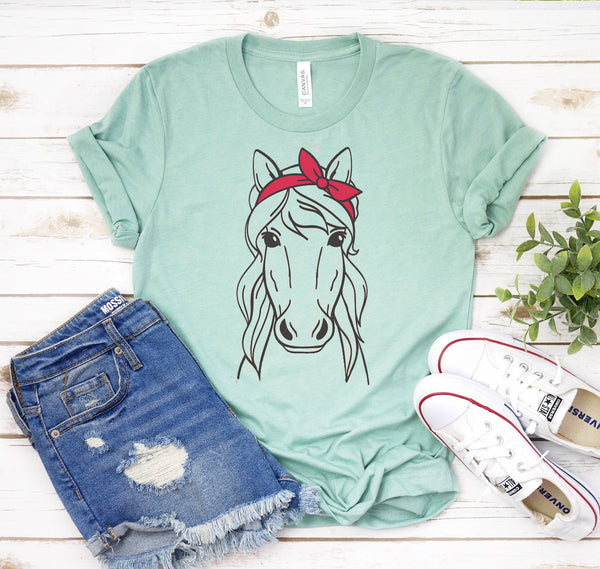 Floral Horse T-shirt